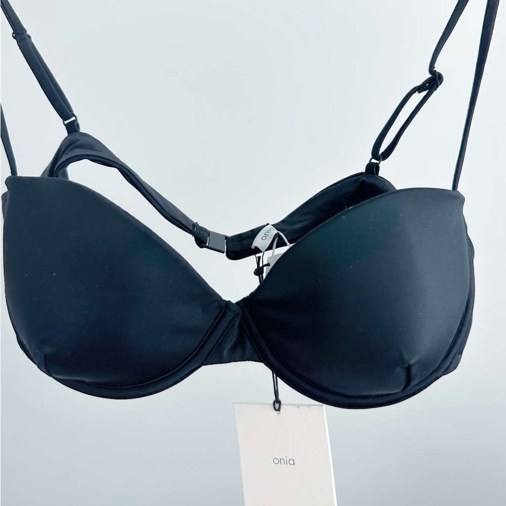 Onia balconette underwire bikini top NWT
